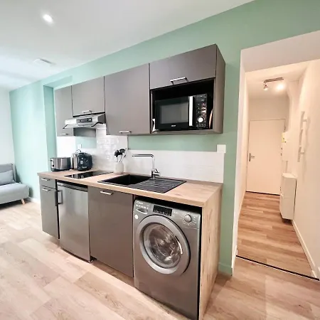 Le Quai 2 - Studio Neuf Calme Terrasse - Clim - Wifi - Gare à 200m Agen