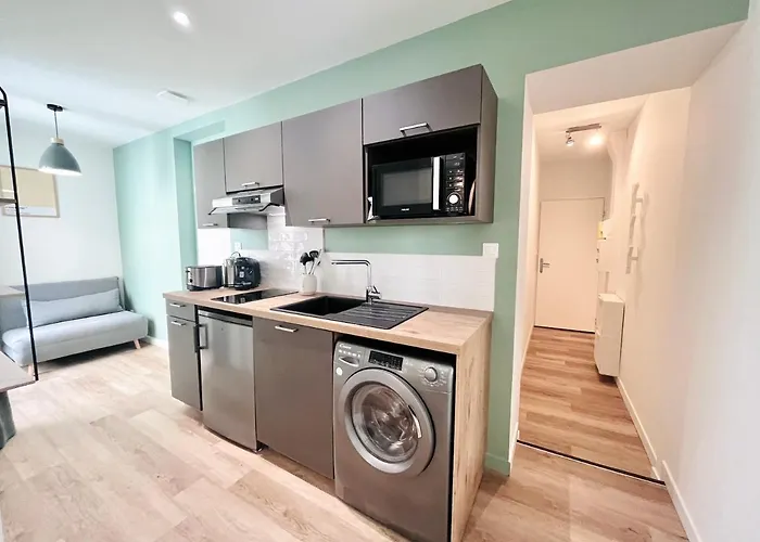 Le Quai 2 - Studio Neuf Calme Terrasse - Clim - Wifi - Gare A 200m Agen